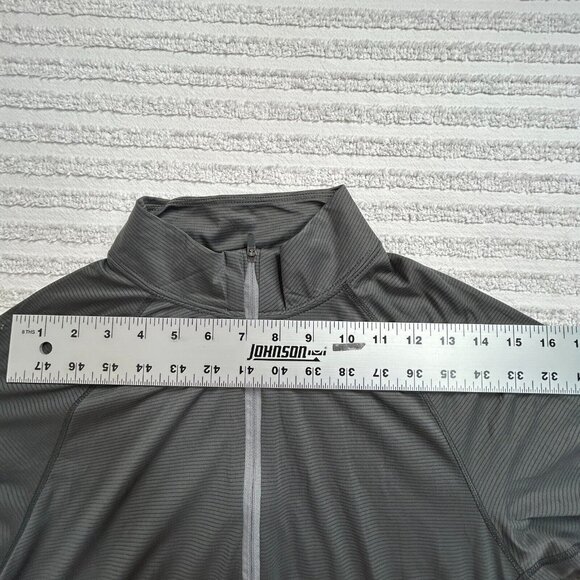 Patagonia Capilene Womens Baselayer Top Medium Gray Thermal Lightweight Half-Zip - Picture 6 of 9